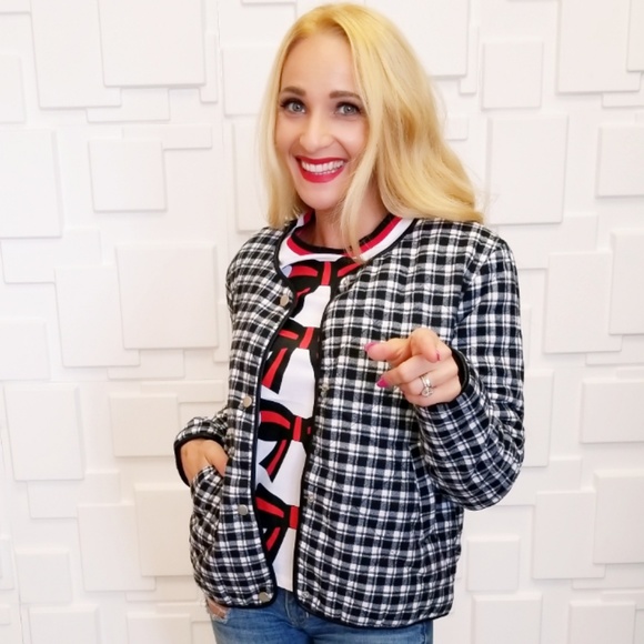 Plaid Print Jacket - Picture 2 of 4
